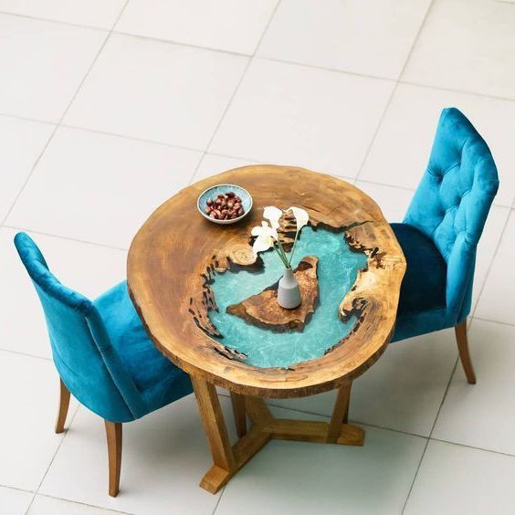 PureBlend Epoxy Resin Tables