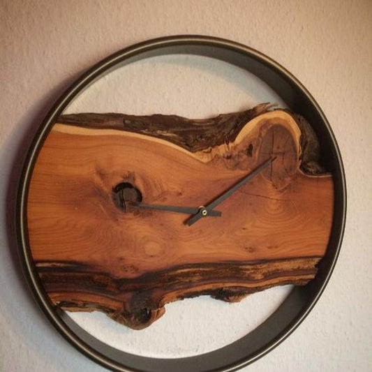 TimberWheel Wall Clock