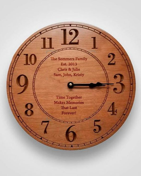 TimberTick Wooden Wall Clock