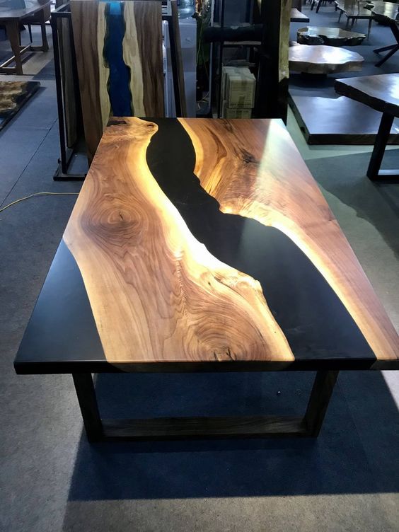 Epoxy Luxe Center Table