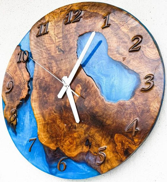 Epoxy Edge Wall Clock