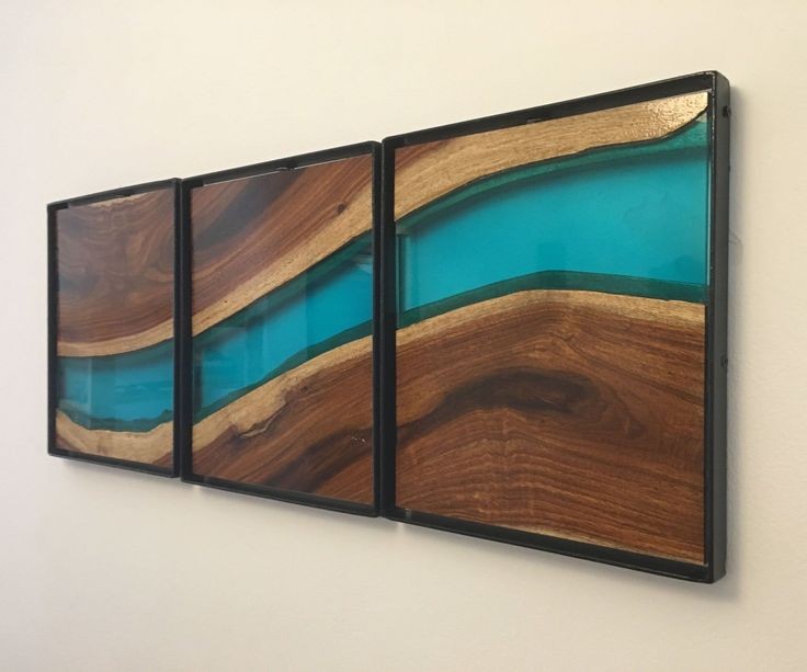 OceanWood  Epoxy wall Art