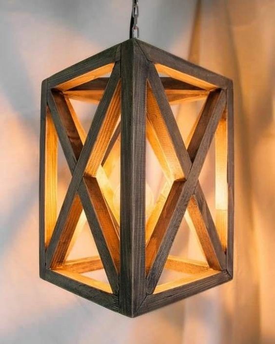 Rustic Amber Glow Light