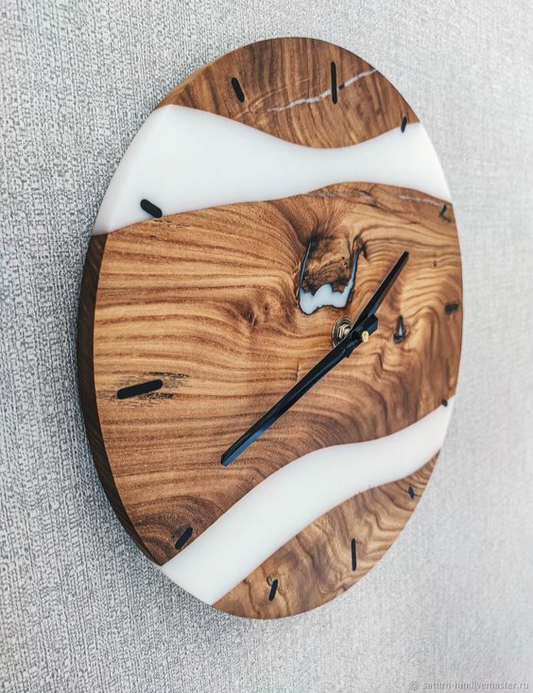 Snowline Resin Wall Clock